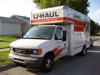 Our 14' rental U-Haul truck
